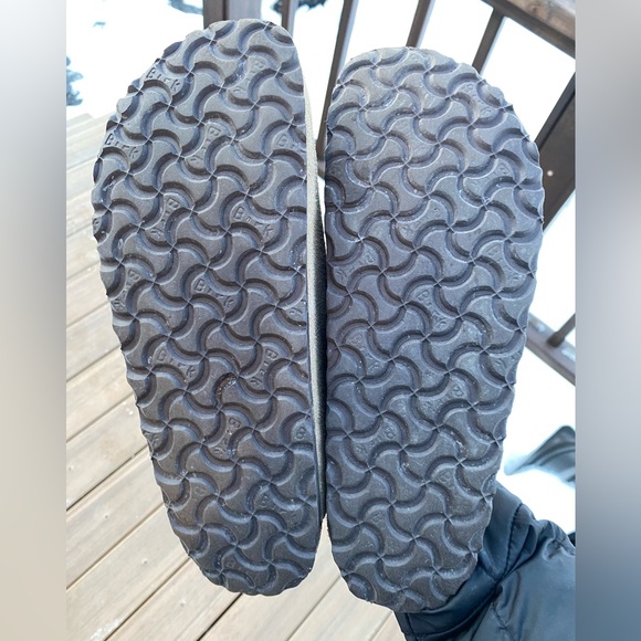 Birkenstock Boston Taupe Suede Clogs Size 41 Narrow - Picture 10 of 10